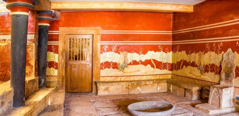From Elounda Full Day Private Heritage Tour, Knossos, History & Local Flavor (1106361)